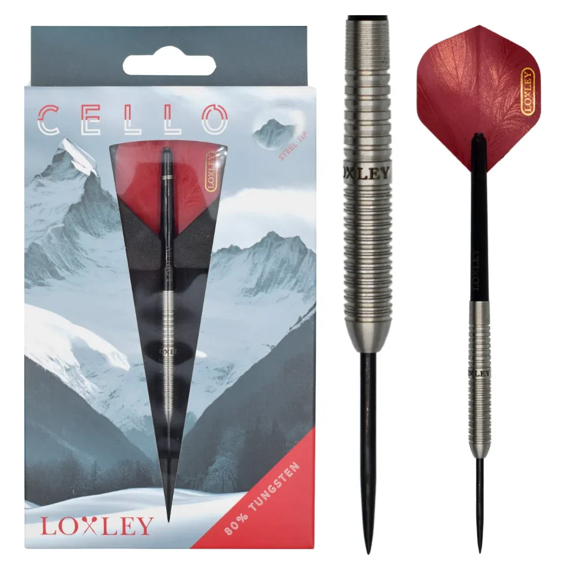Loxley Cello 80% Tungsten Steel Tip Darts 20g - Image 4
