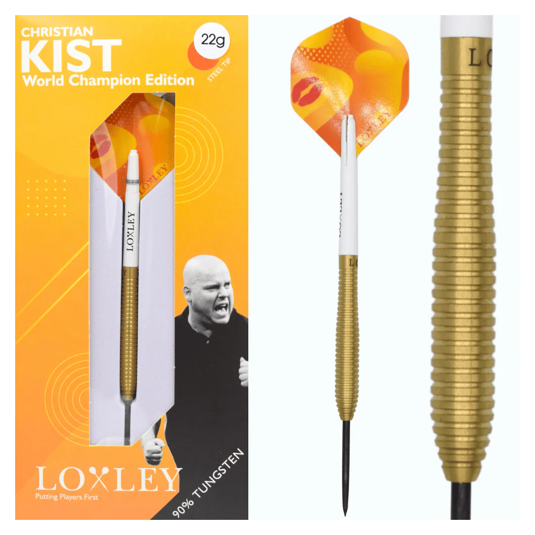 Loxley Christian Kist WC Edition 90% Tungsten Steel Tip Darts 22g - Image 4