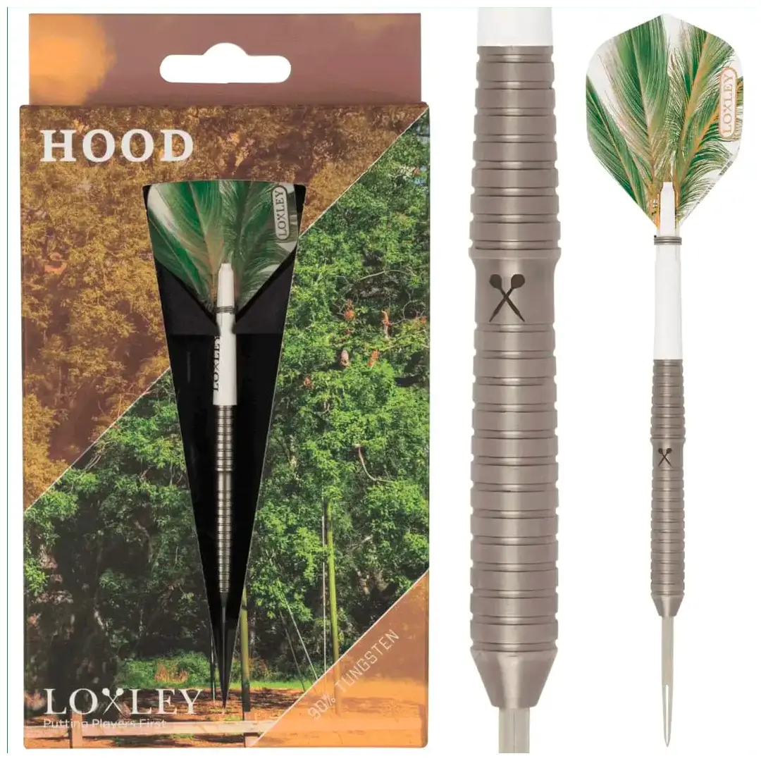 Loxley Hood 90% Tungsten Steel Tip Darts 24g - Image 3
