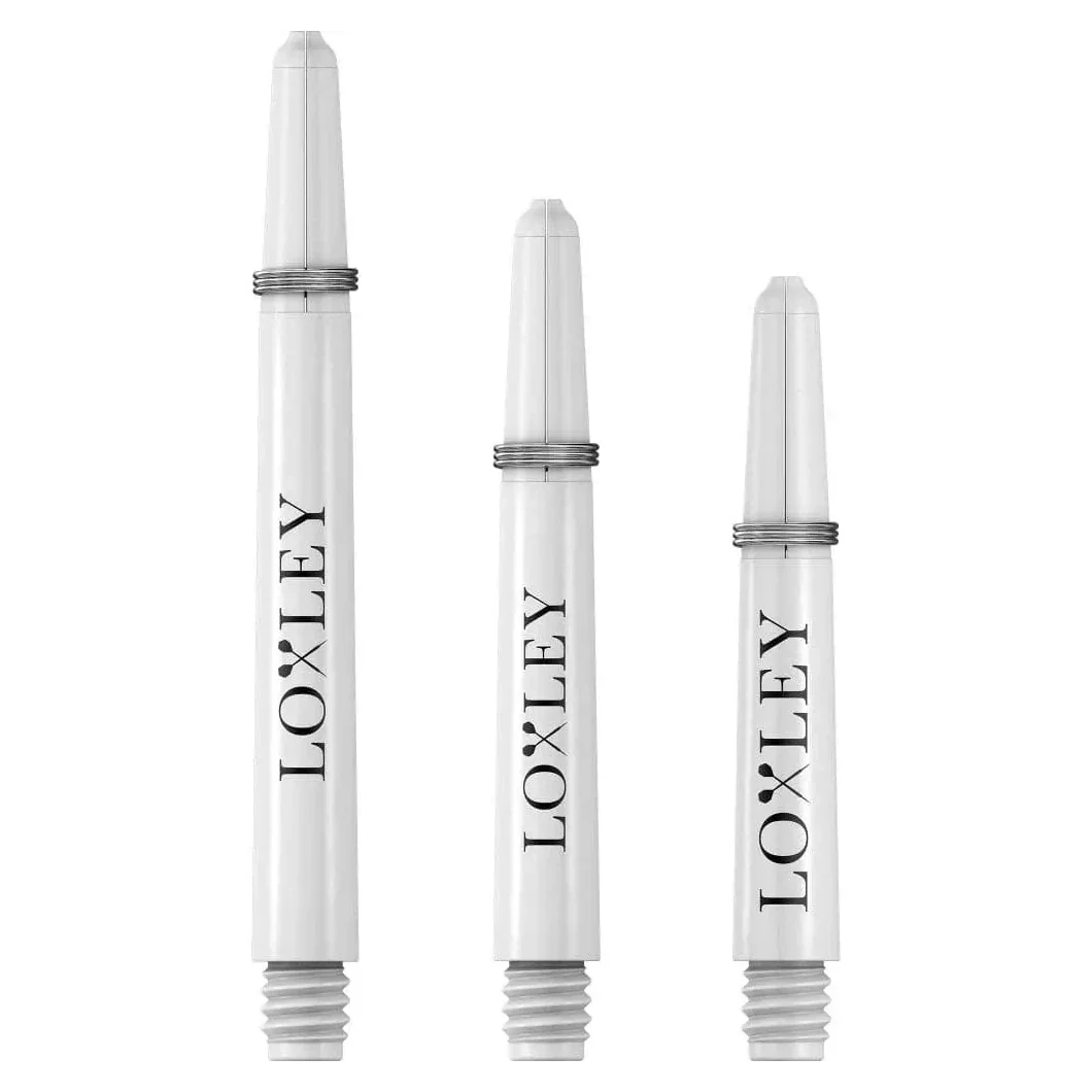 Loxley Nylon Dart Stems - Inter 41mm - White