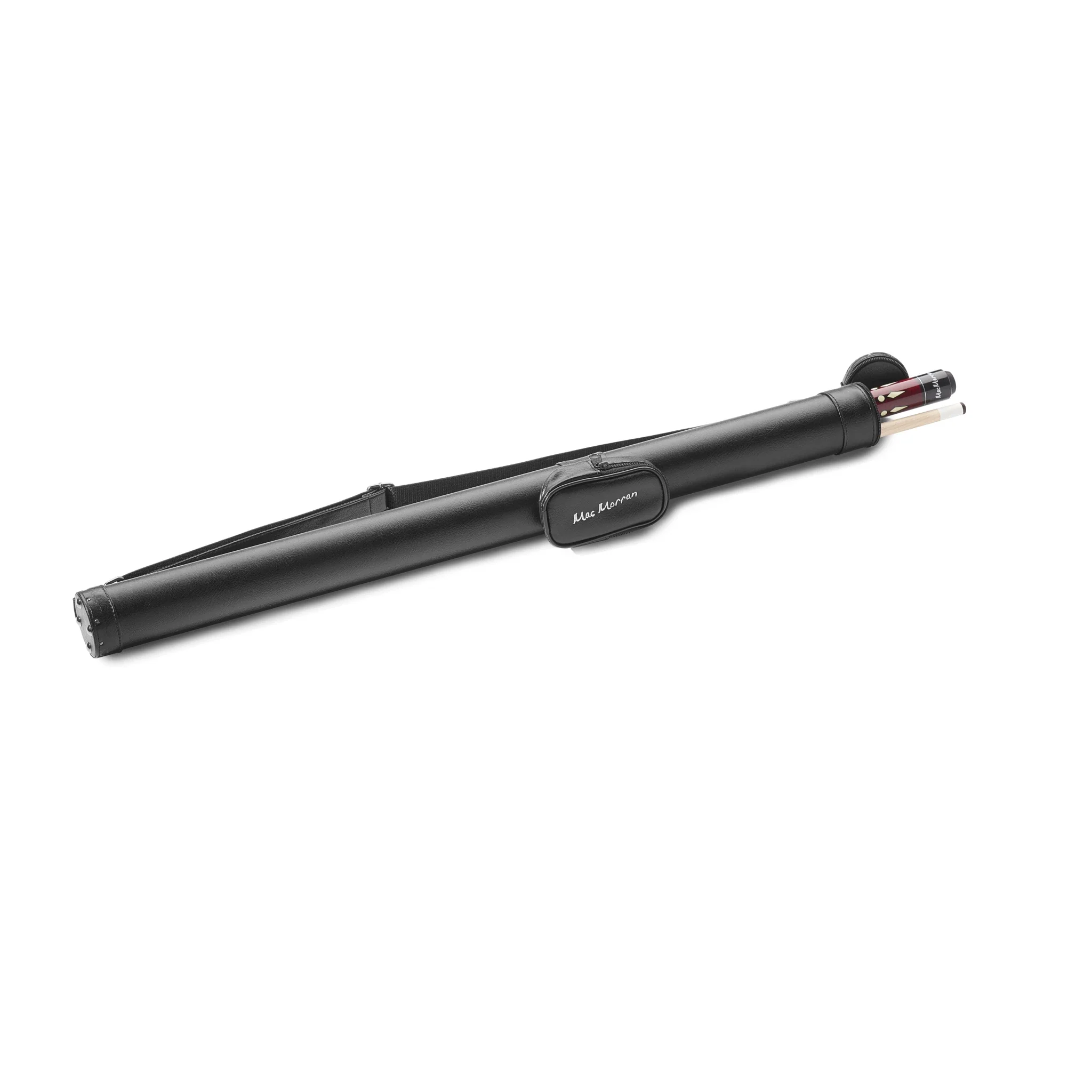 MacMorran 2 piece Black Tube American Cue Case - Image 3
