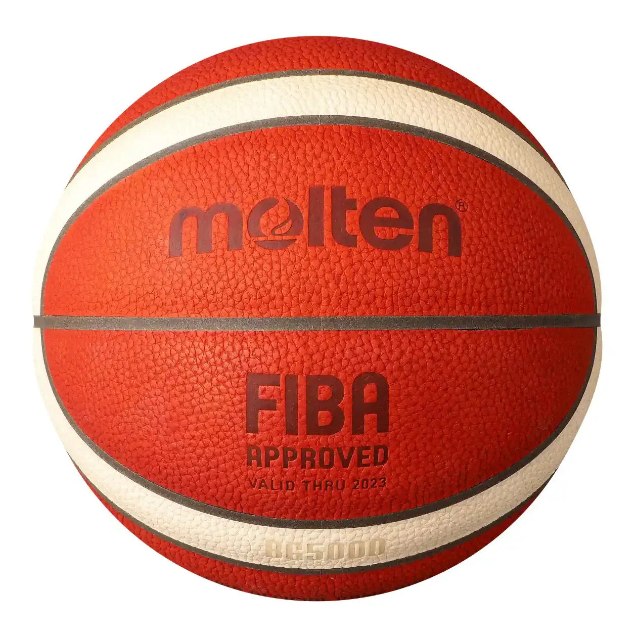 Molten BG5000 Basketball - 12 Panel - Premium Real Leather (Indoor) - Size 7