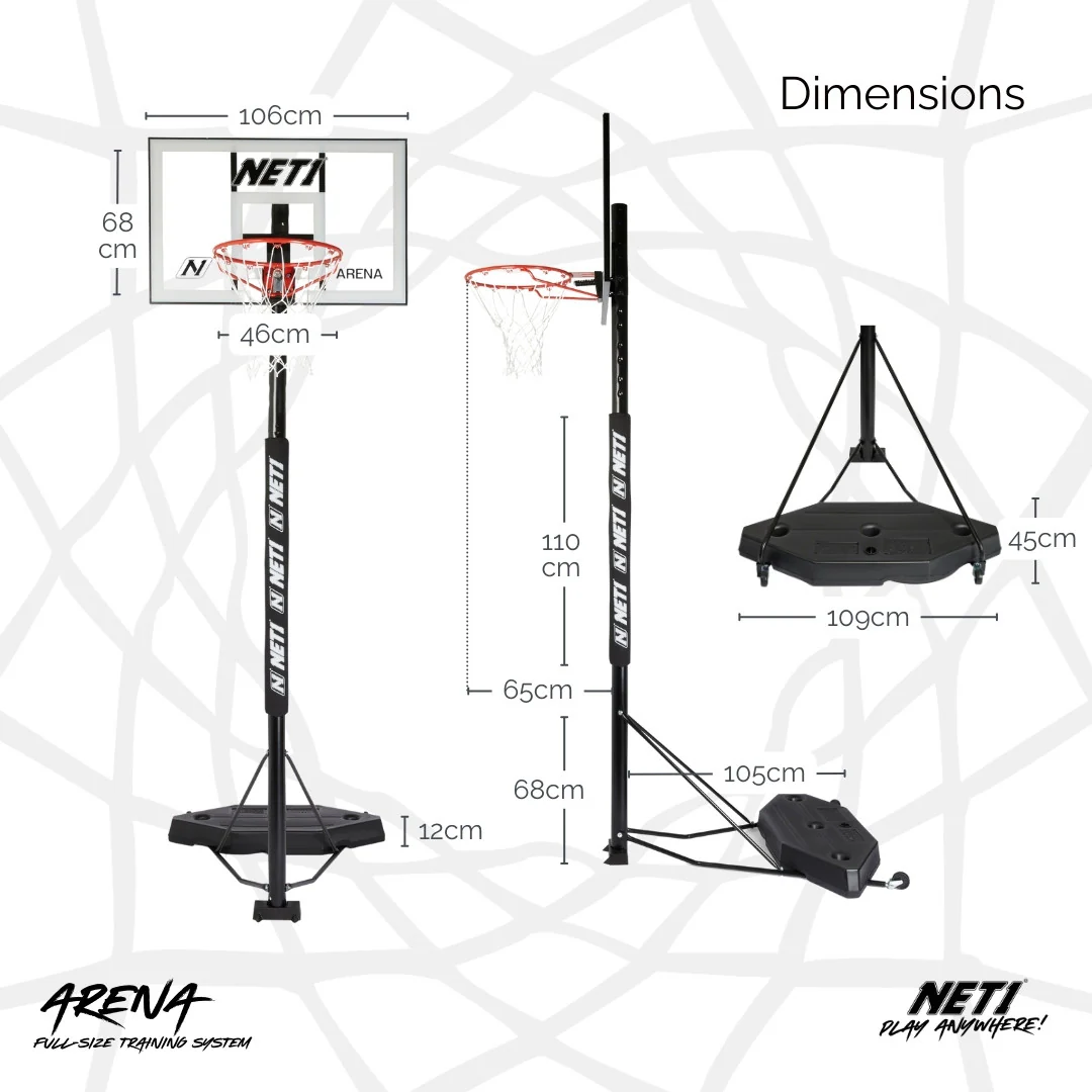 NET1 Arena Basketball Hoop - Image 15