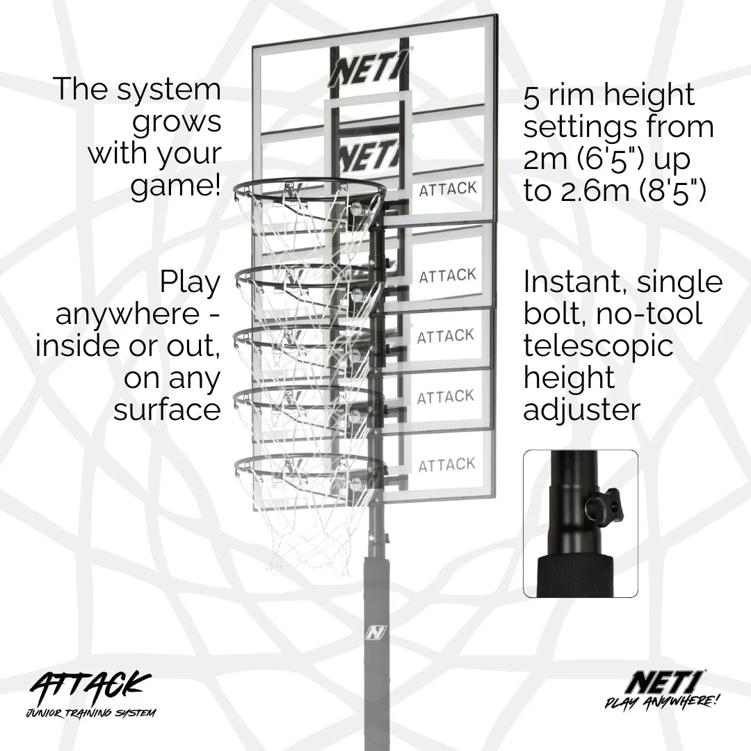 NET1 Attack Basketball Hoop - Image 14