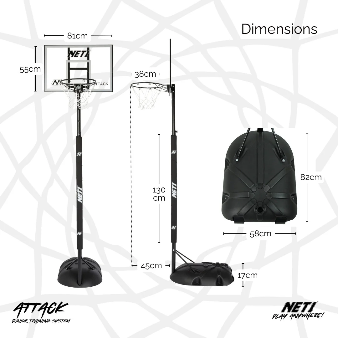 NET1 Attack Basketball Hoop - Image 17