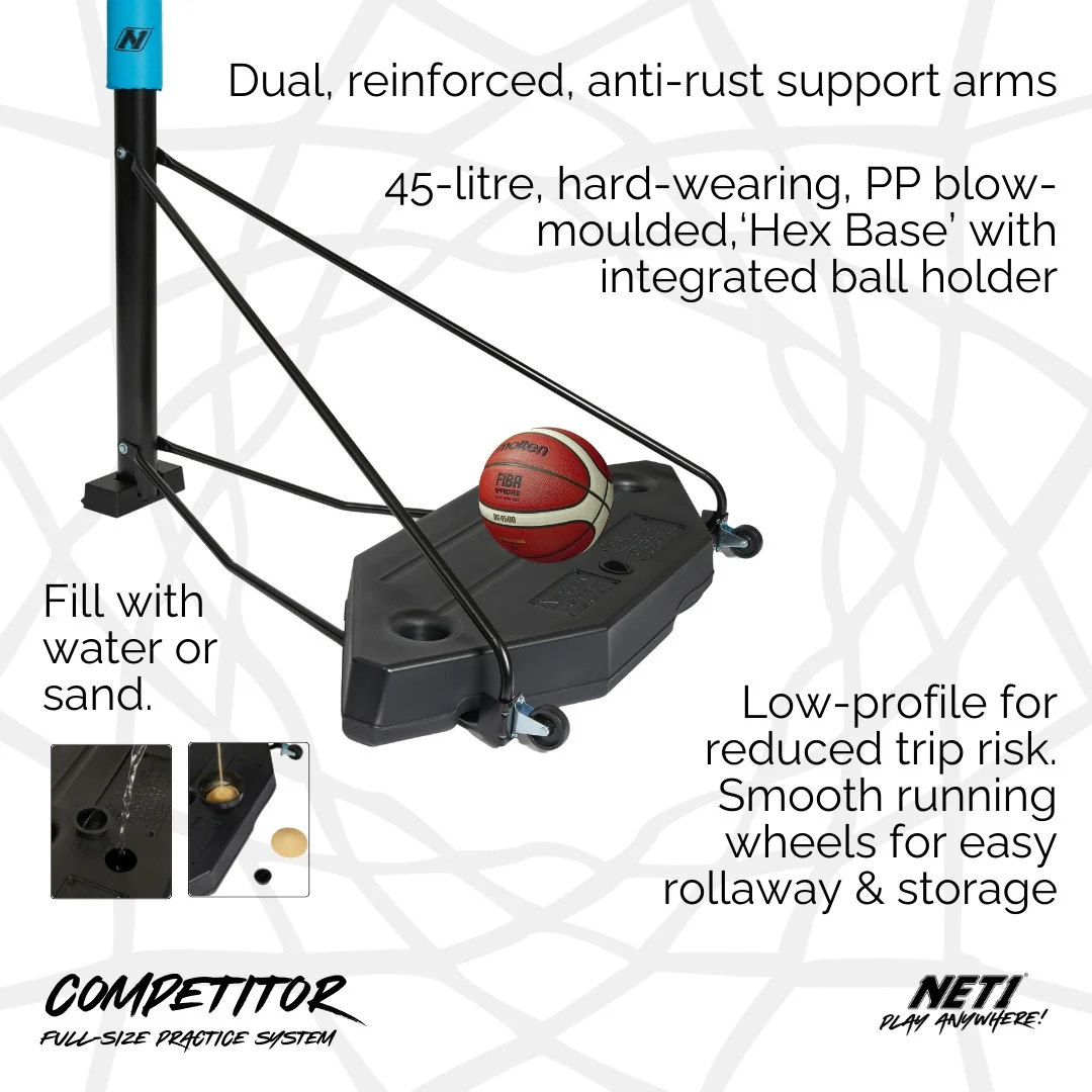 NET1 Competitor Basketball Hoop - Image 16