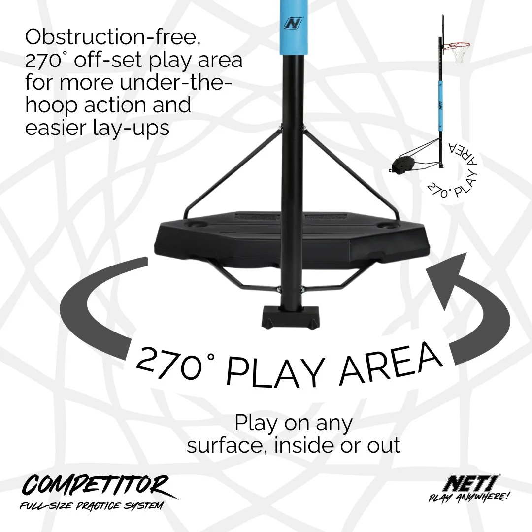 NET1 Competitor Basketball Hoop - Image 20