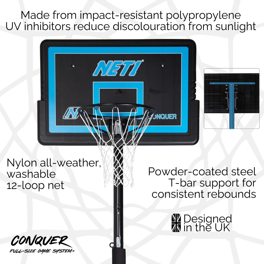 NET1 Conquer Basketball Hoop - Image 11