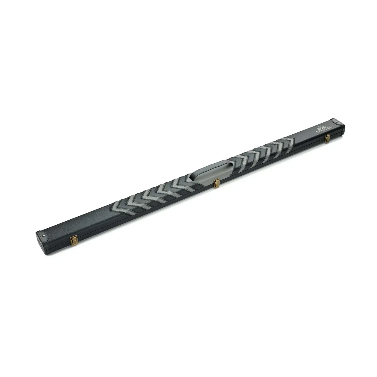 Peradon 3 Piece Black Grey Arrow Clubman Cue Case for ¾ Jointed Cues - Image 10