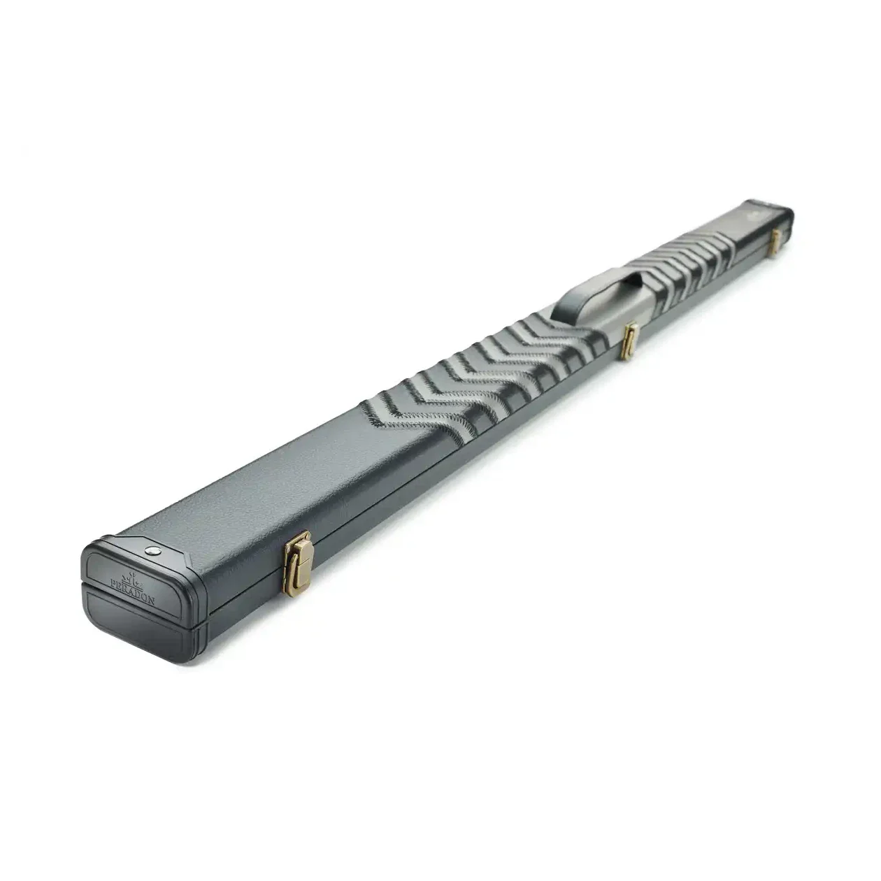 Peradon 3 Piece Black Grey Arrow Clubman Cue Case for ¾ Jointed Cues - Image 5