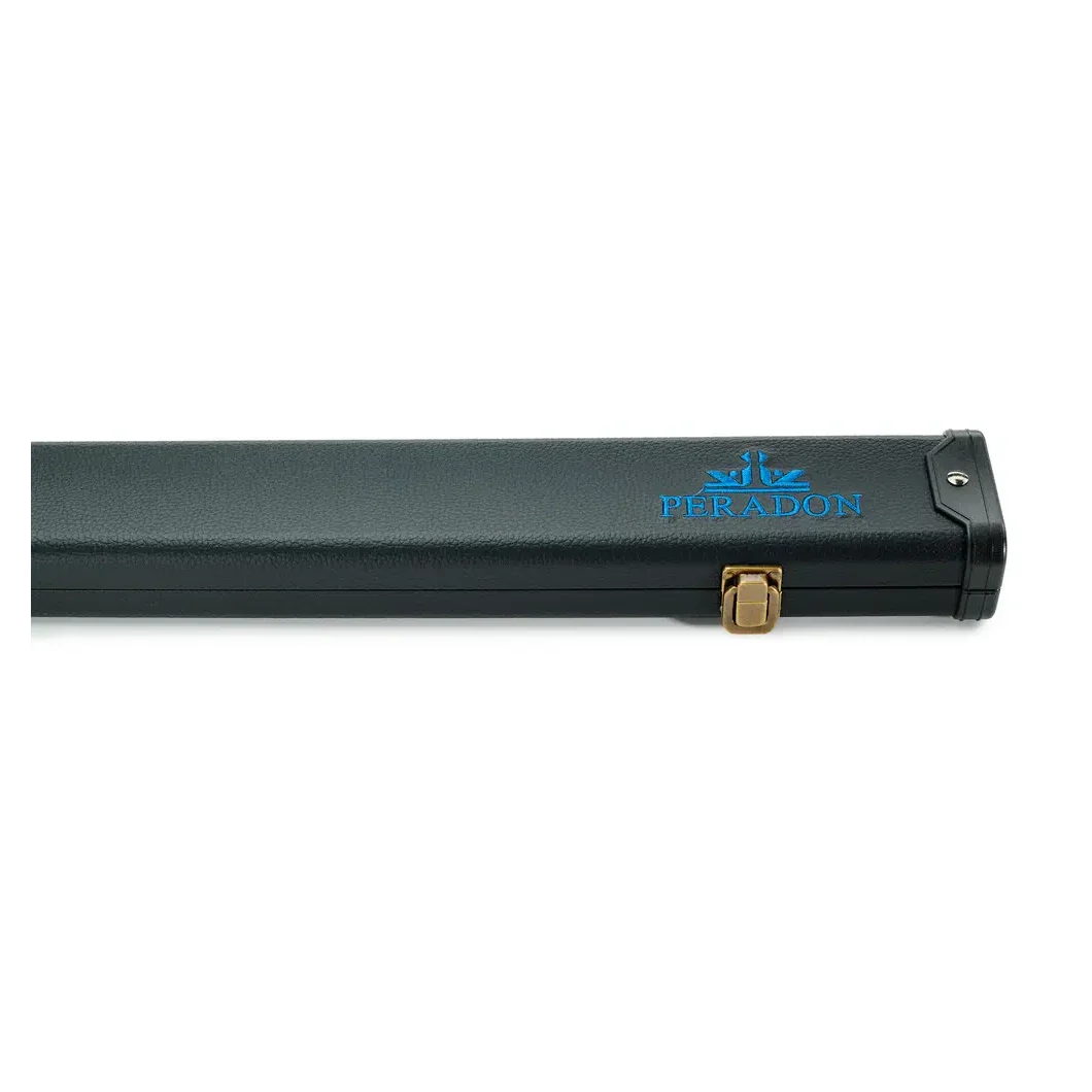 Peradon 3 Piece Black with Blue Logo Clubman Cue Case for ¾ Jointed Cues