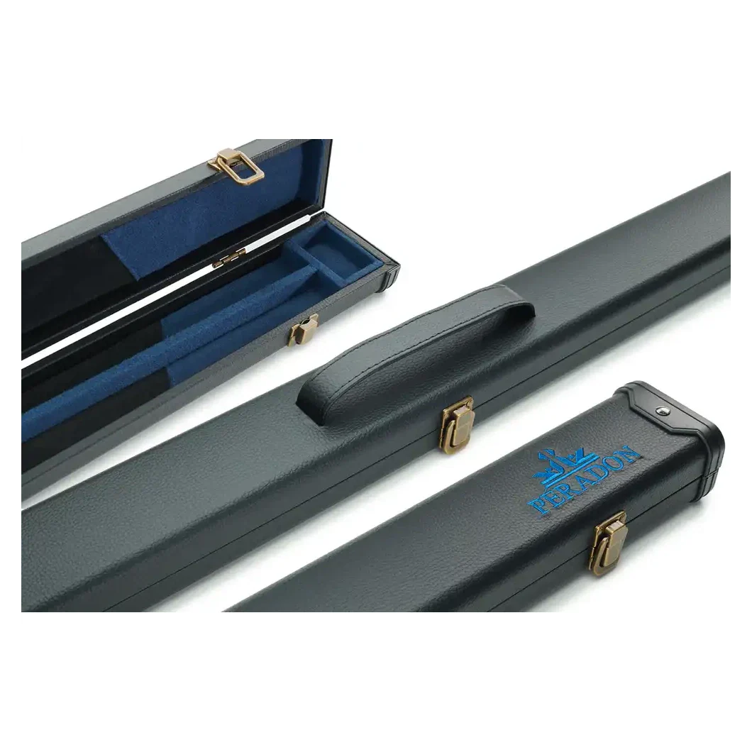 Peradon 3 Piece Black with Blue Logo Clubman Cue Case for ¾ Jointed Cues - Image 13