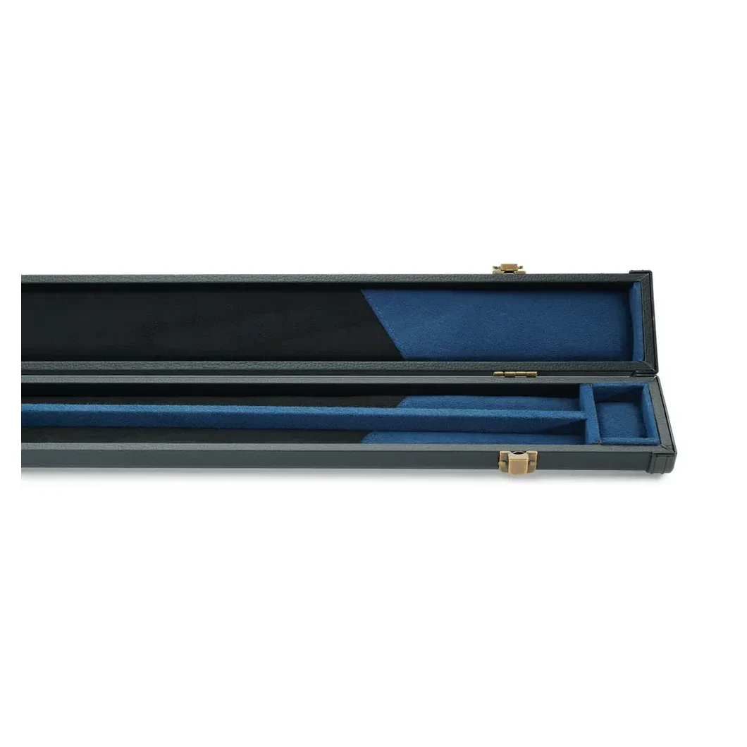 Peradon 3 Piece Black with Blue Logo Clubman Cue Case for ¾ Jointed Cues - Image 3