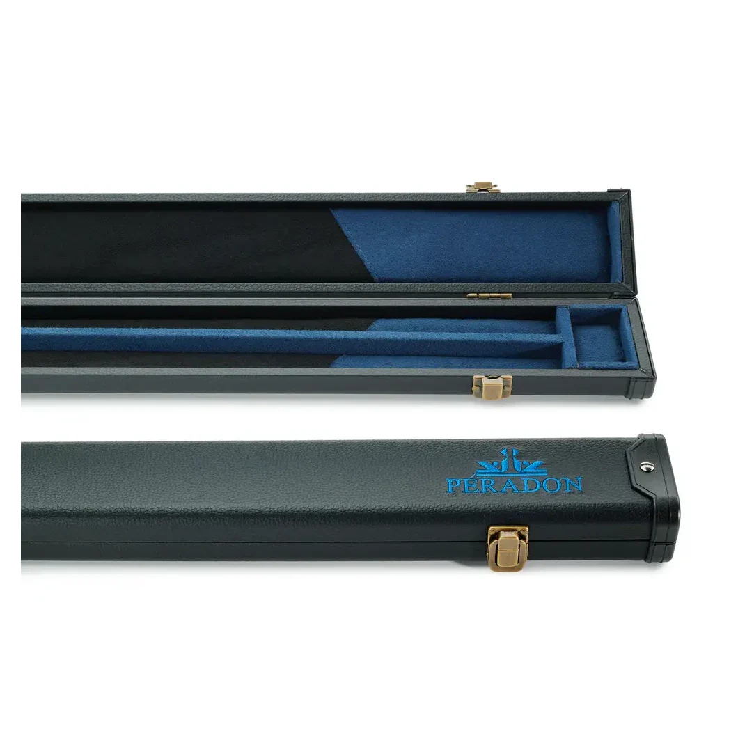 Peradon 3 Piece Black with Blue Logo Clubman Cue Case for ¾ Jointed Cues - Image 8