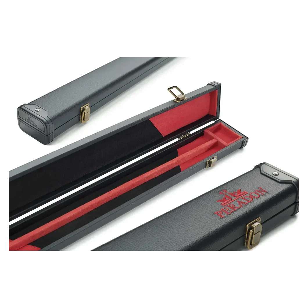 Peradon 3 Piece Black with Red Logo Clubman Cue Case for ¾ Jointed Cues - Image 13