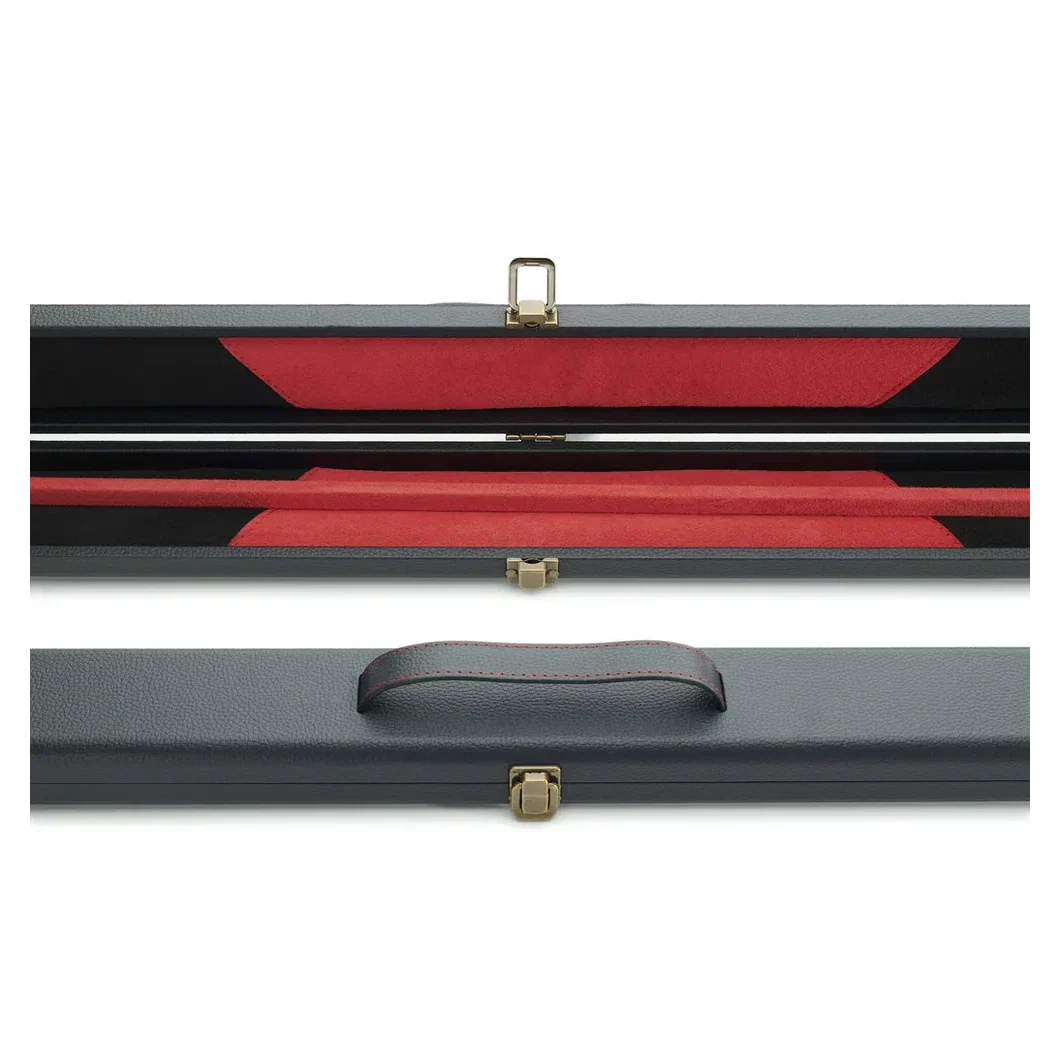Peradon 3 Piece Black with Red Logo Clubman Cue Case for ¾ Jointed Cues - Image 8