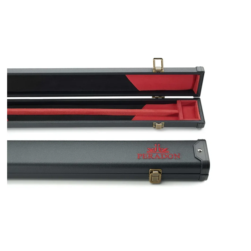 Peradon 3 Piece Black with Red Logo Clubman Cue Case for ¾ Jointed Cues - Image 9