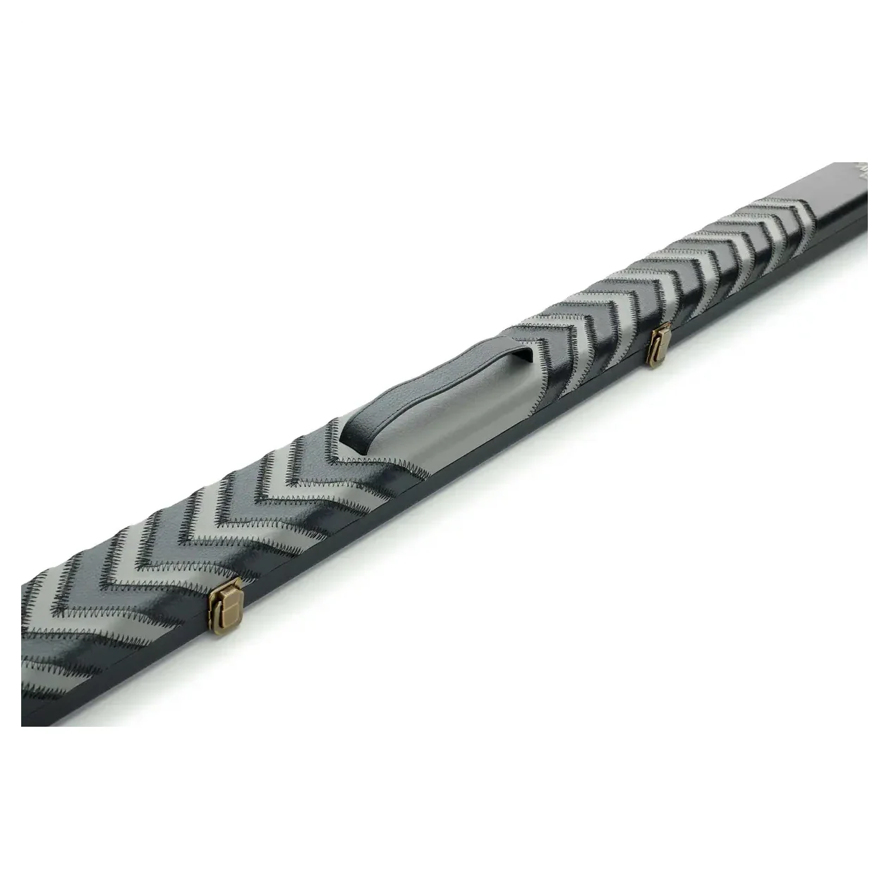 Peradon Clubman Black and Grey Arrow 1 Piece Snooker Cue Case - Image 12