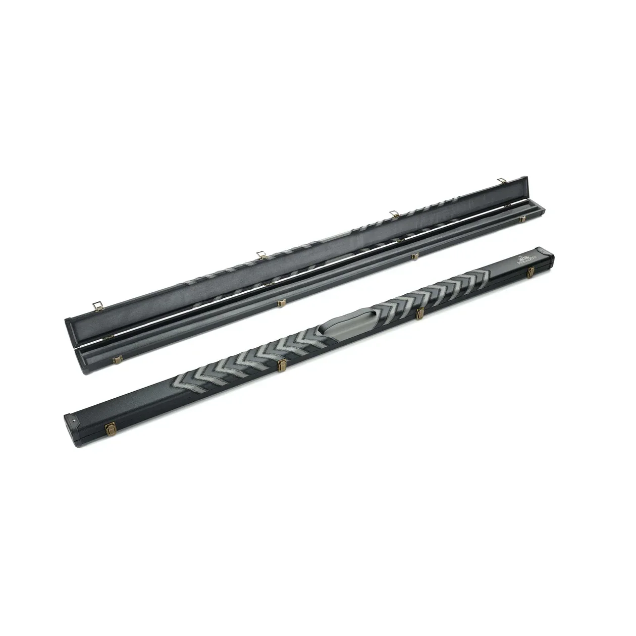 Peradon Clubman Black and Grey Arrow 1 Piece Snooker Cue Case - Image 8
