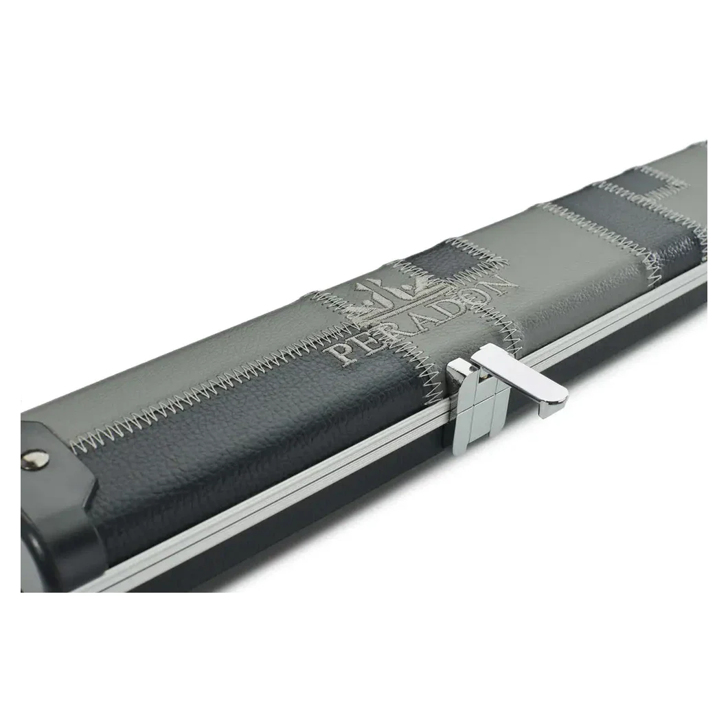 Peradon Halo Black & Grey Patch 1 Piece Wide Snooker Cue Case - Image 11