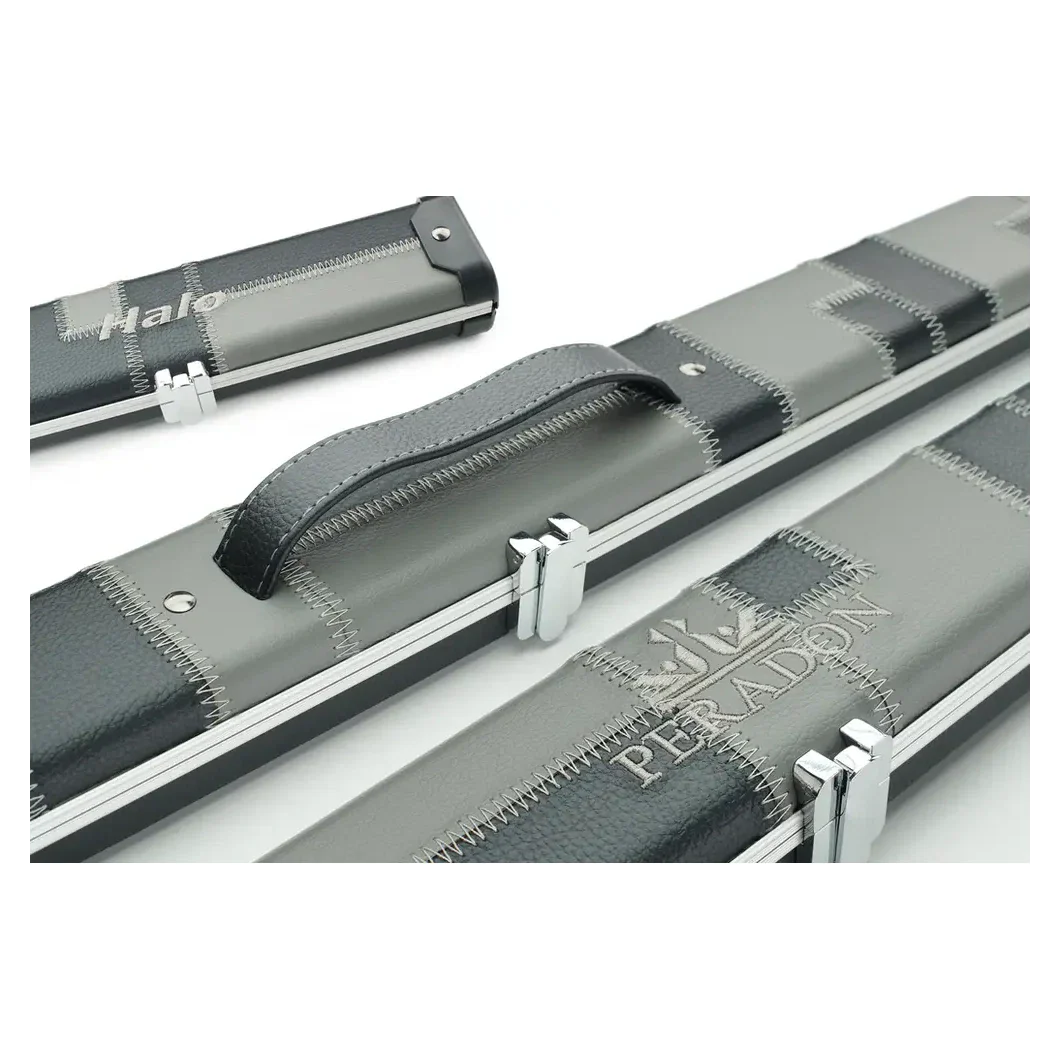 Peradon Halo Black Grey Patchwork ¾ Snooker Cue Case - Image 11
