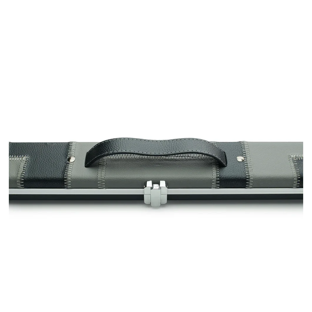 Peradon Halo Black Grey Patchwork ¾ Snooker Cue Case - Image 6