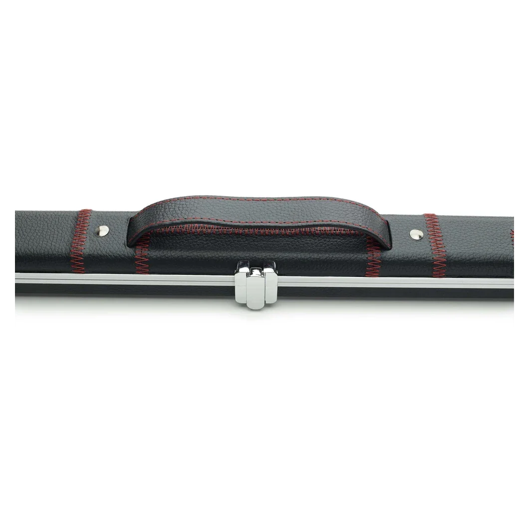 Peradon Halo Black Patch & Red Stitch 1 Piece Slim Snooker Cue Case - Image 6
