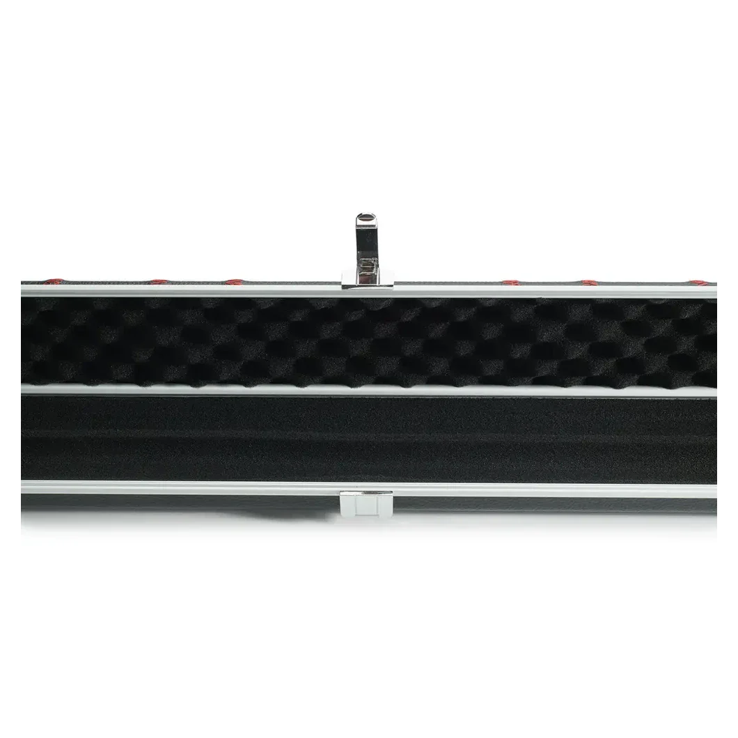 Peradon Halo Black Patch Red Stitch ¾ Snooker Cue Case - Image 8