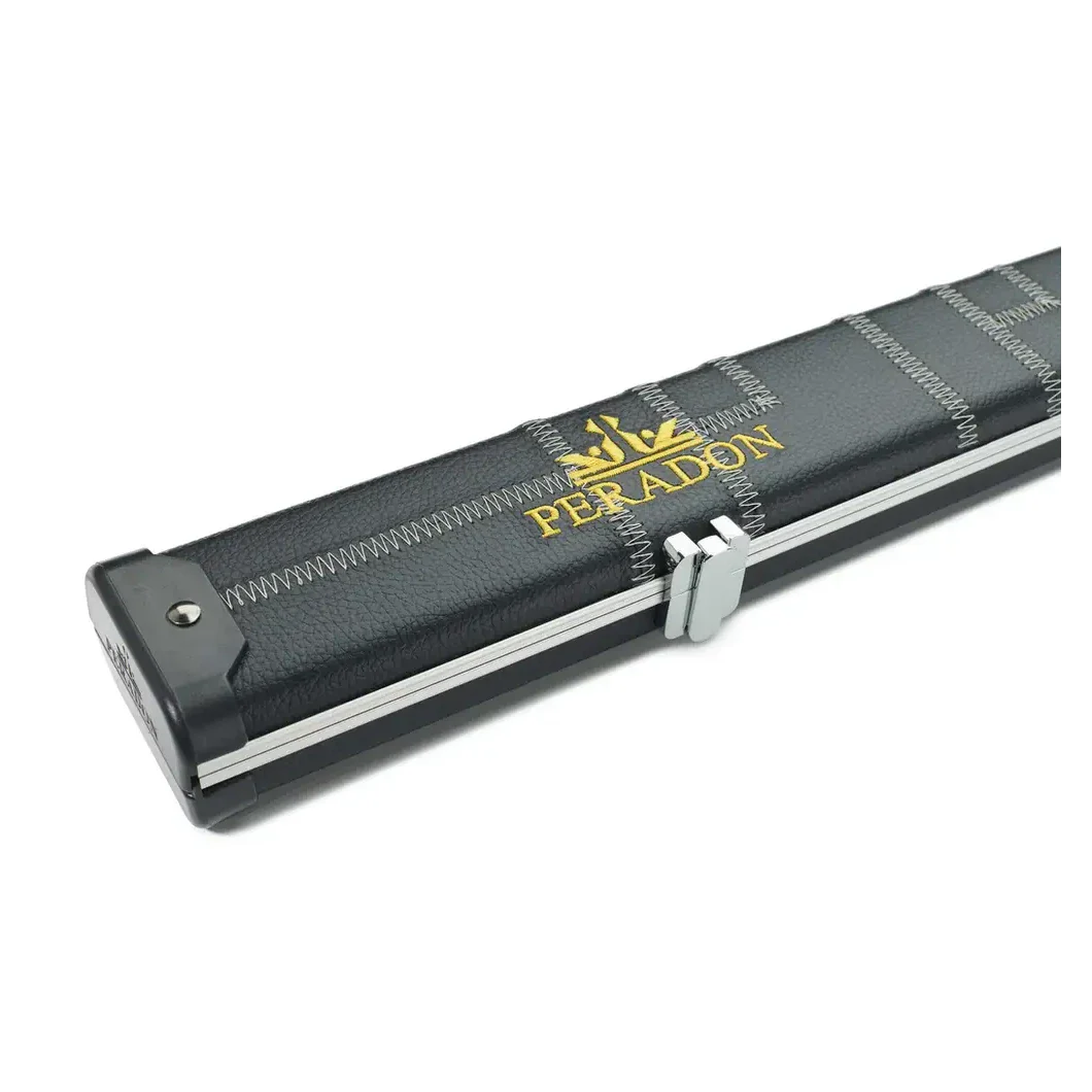 Peradon Halo Black Patch & Silver Stitch 1 Piece Wide Snooker Cue Case - Image 11
