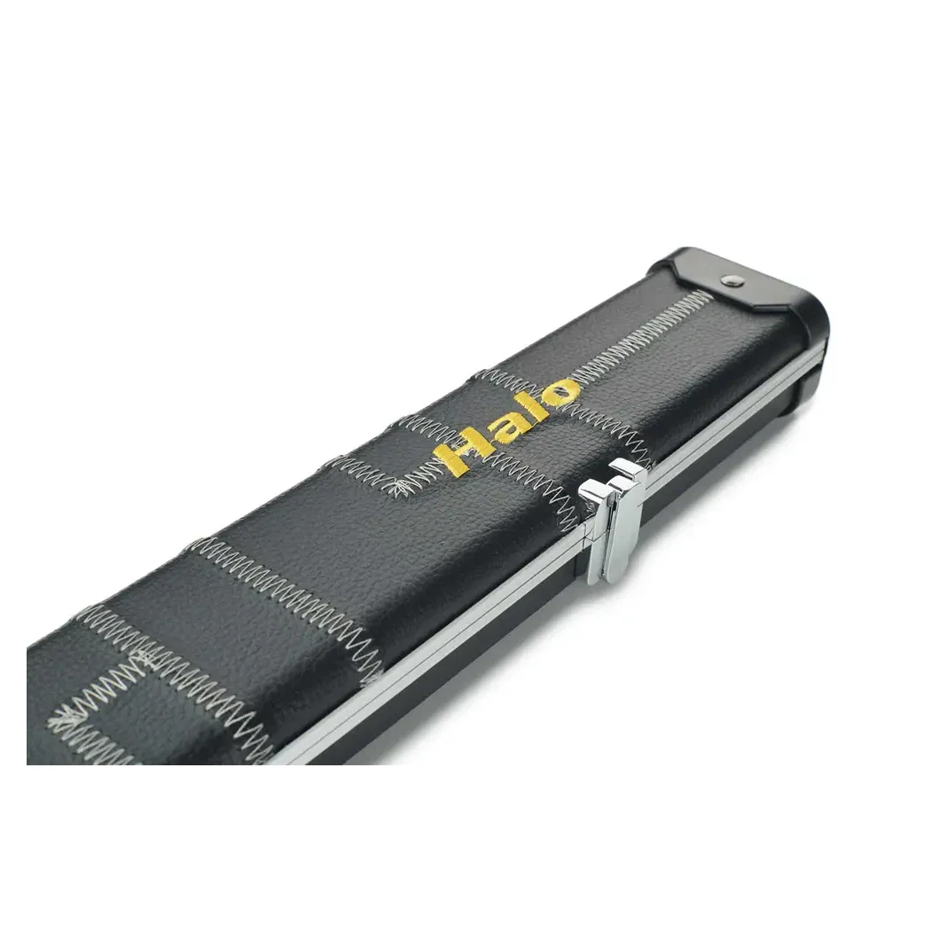 Peradon Halo Black Patch & Silver Stitch 1 Piece Wide Snooker Cue Case - Image 12