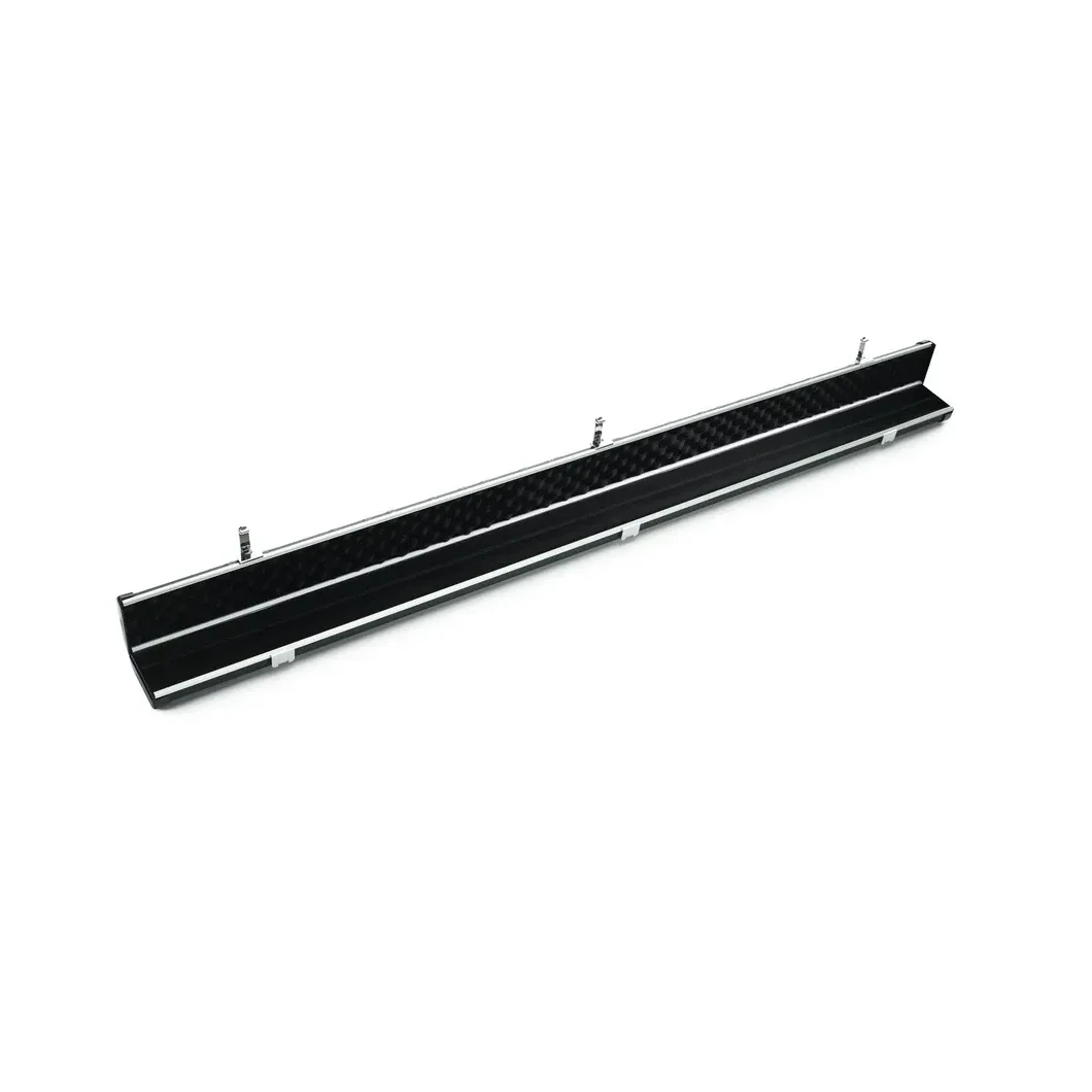 Peradon Halo Black Patch Silver Stitch ¾ Snooker Cue Case - Image 4
