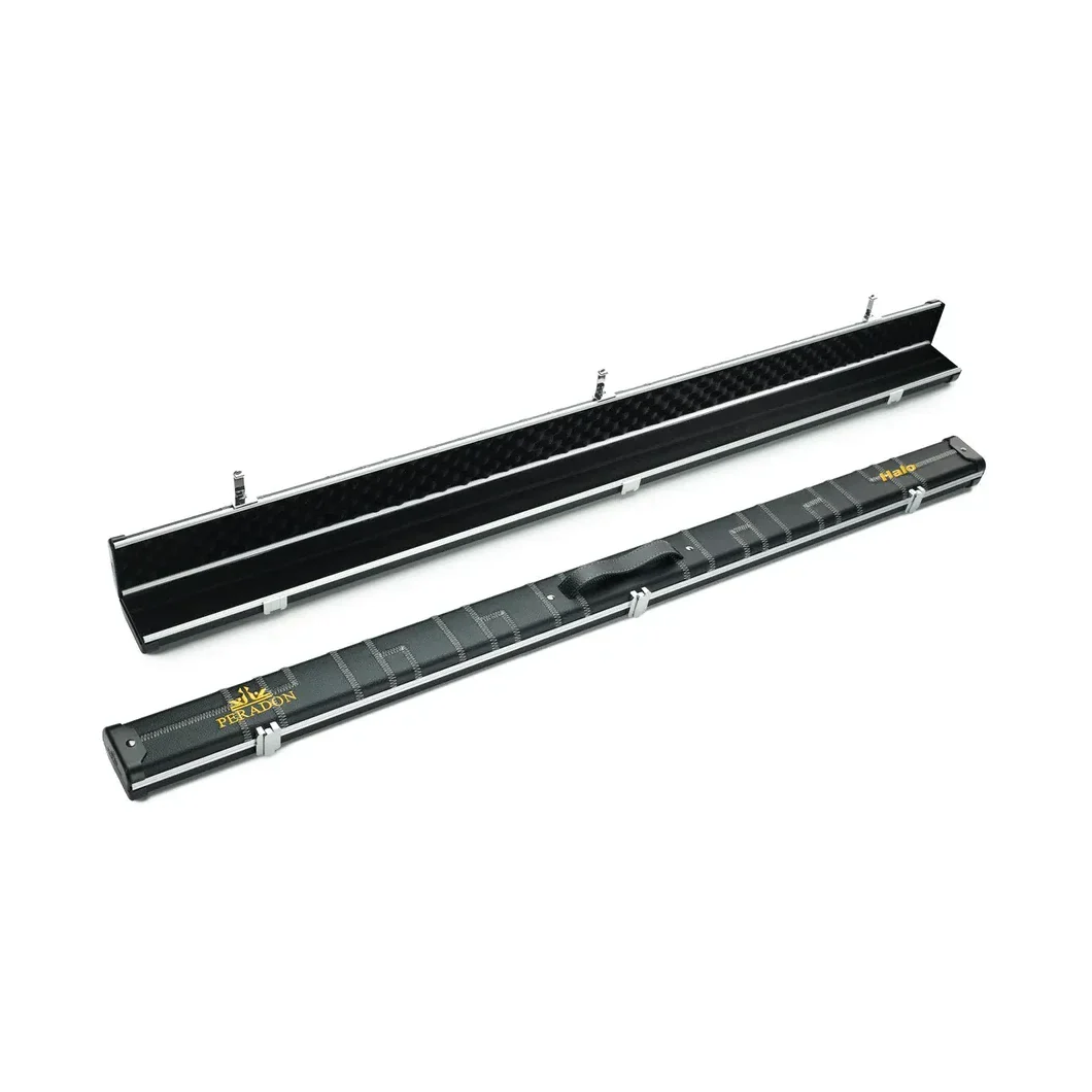 Peradon Halo Black Patch Silver Stitch ¾ Snooker Cue Case - Image 5