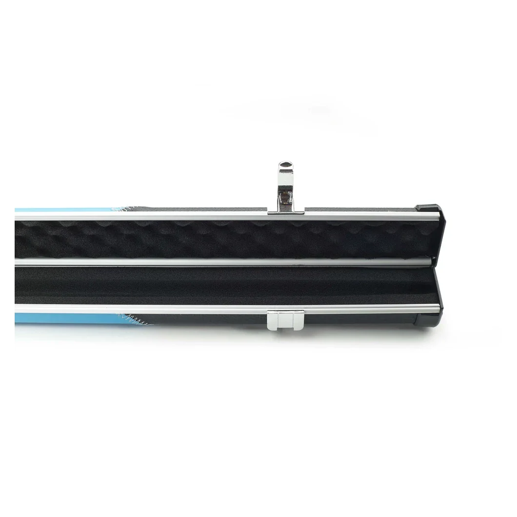 Peradon Halo Black & Sky Stripe 1 Piece Slim Snooker Cue Case - Image 2