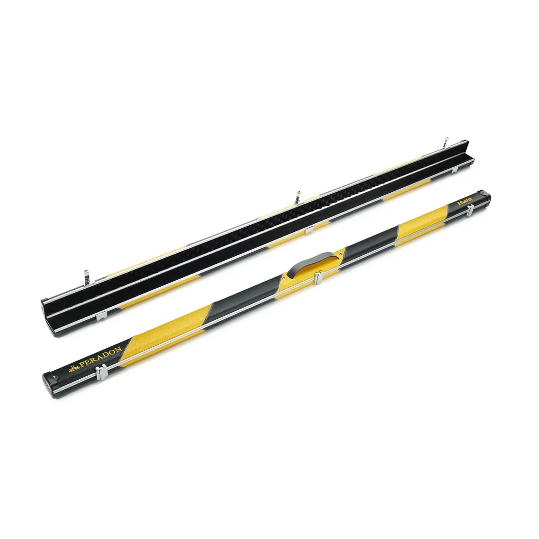 Peradon Halo Black & Yellow Stripe 1 Piece Slim Snooker Cue Case - Image 10