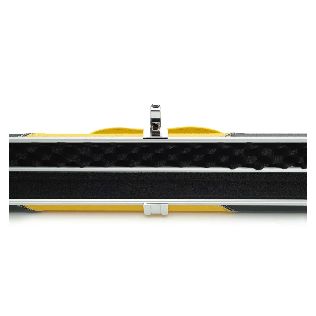 Peradon Halo Black & Yellow Stripe 1 Piece Slim Snooker Cue Case - Image 11