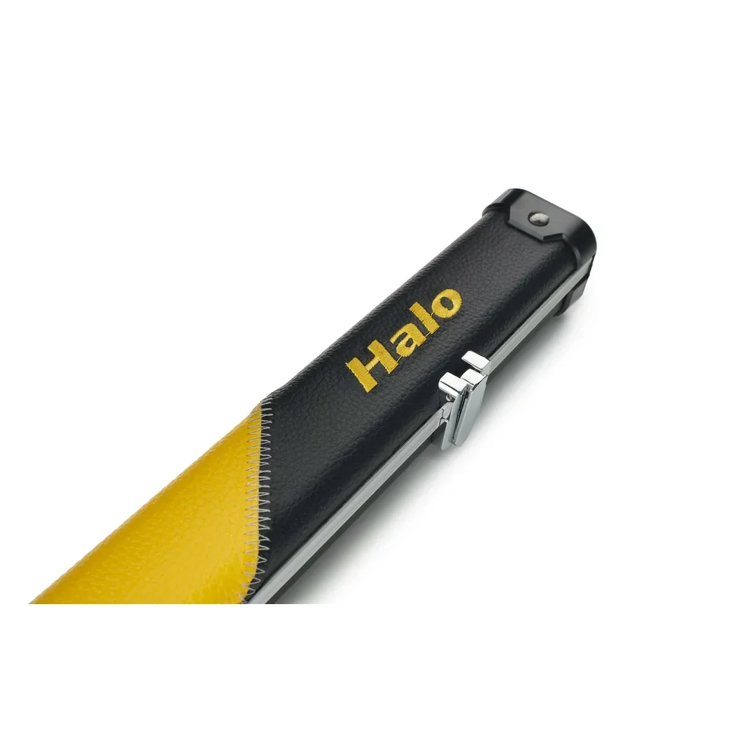 Peradon Halo Black & Yellow Stripe 1 Piece Slim Snooker Cue Case - Image 12