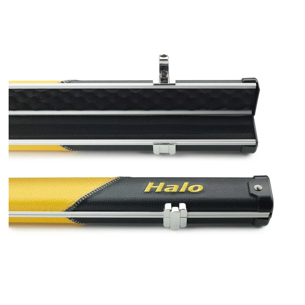 Peradon Halo Black & Yellow Stripe 1 Piece Slim Snooker Cue Case - Image 13