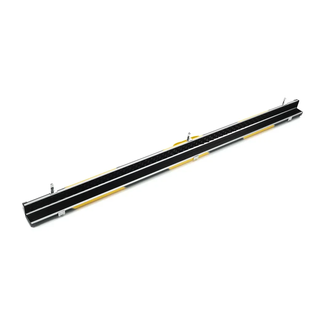 Peradon Halo Black & Yellow Stripe 1 Piece Slim Snooker Cue Case - Image 4