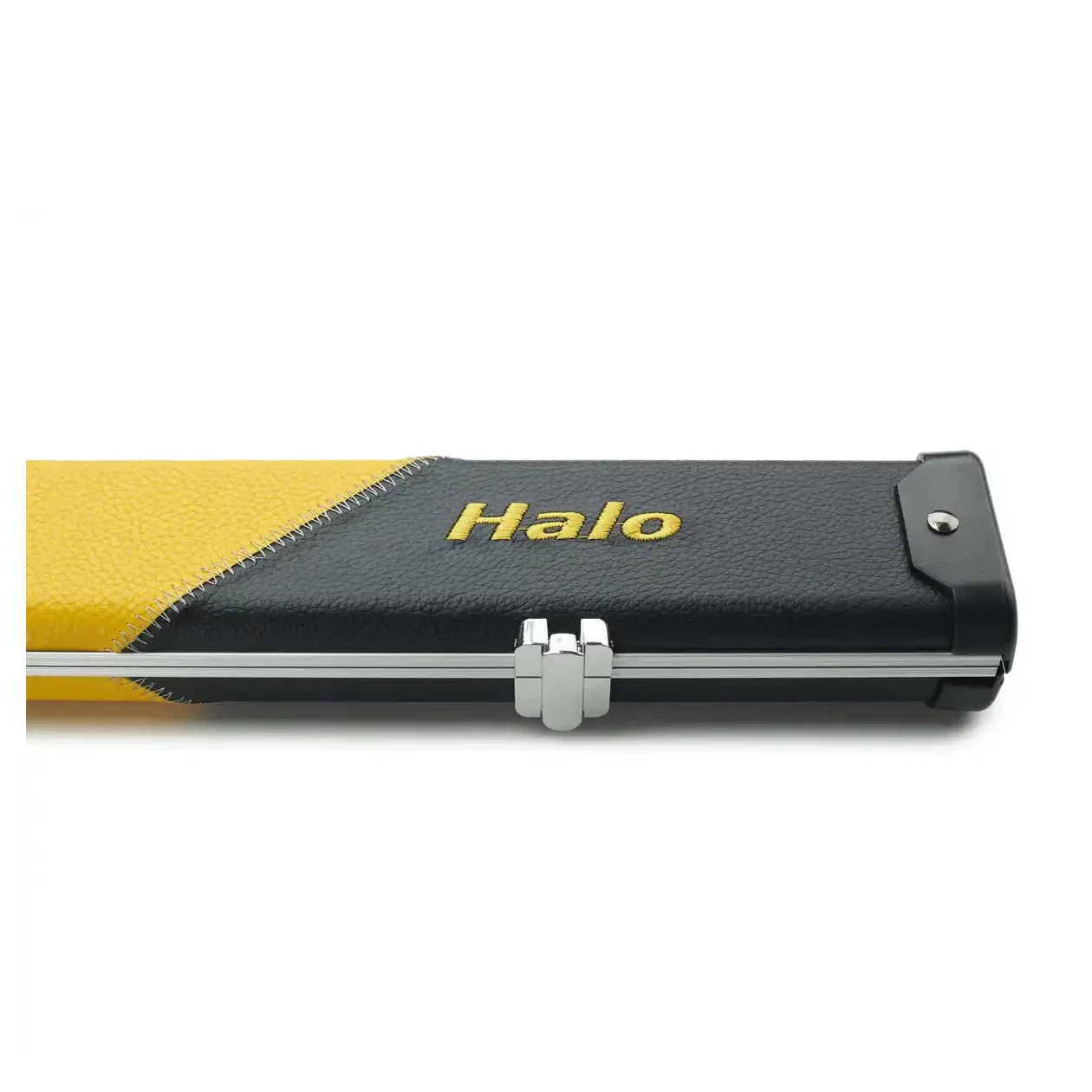 Peradon Halo Black & Yellow Stripe 1 Piece Wide Snooker Cue Case
