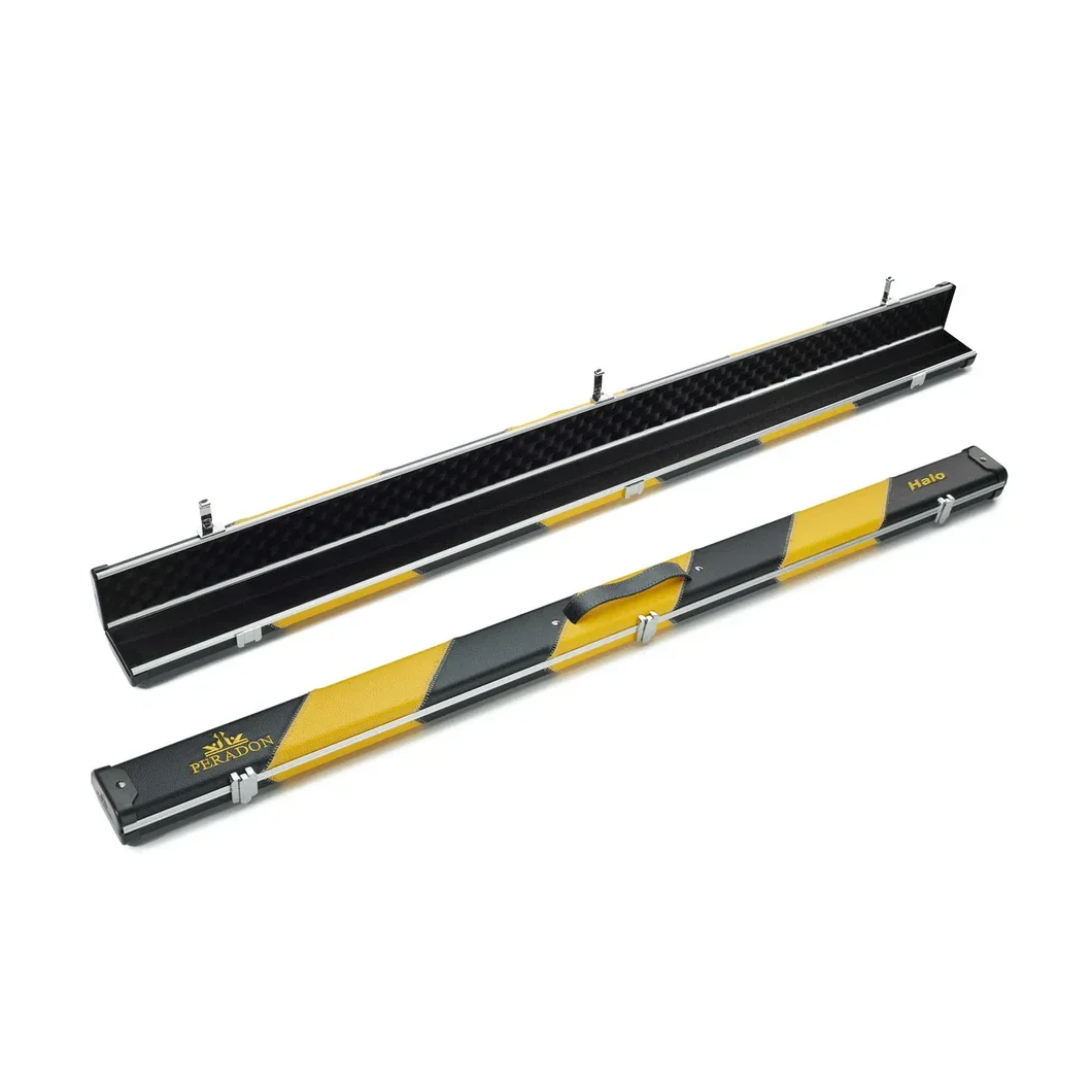 Peradon Halo Black & Yellow Stripe ¾ Snooker Cue Case - Image 4