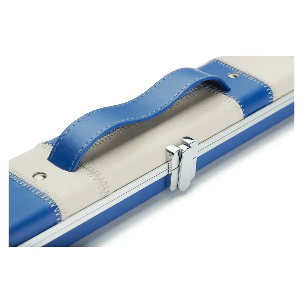Peradon Halo Blue Cream Patchwork ¾ Snooker Cue Case - Image 10