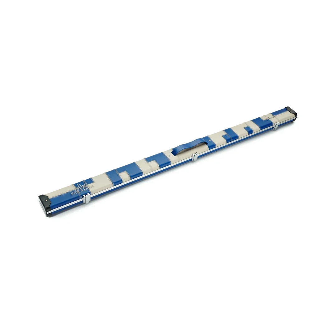 Peradon Halo Blue Cream Patchwork ¾ Snooker Cue Case - Image 4