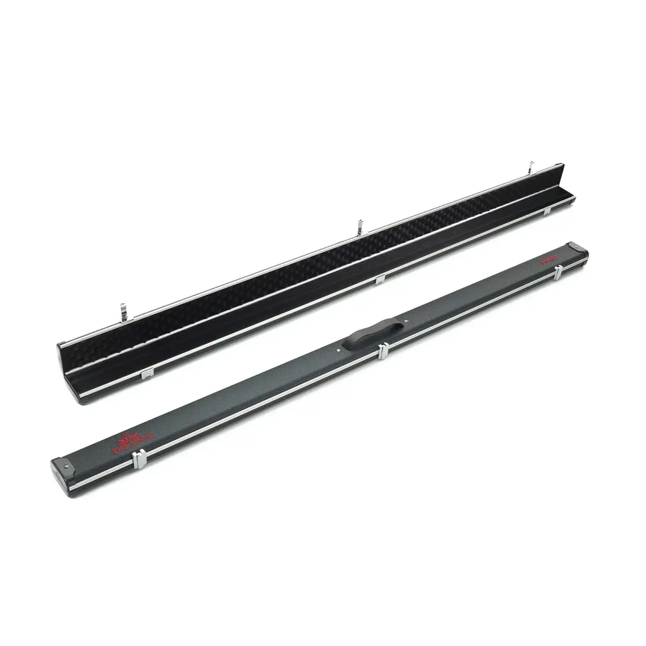 Peradon Halo Carbon & Red Logo 1 Piece Wide Snooker Cue Case - Image 3