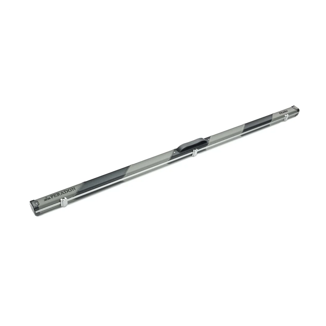 Peradon Halo Grey & Black Stripe 1 Piece Slim Snooker Cue Case - Image 4