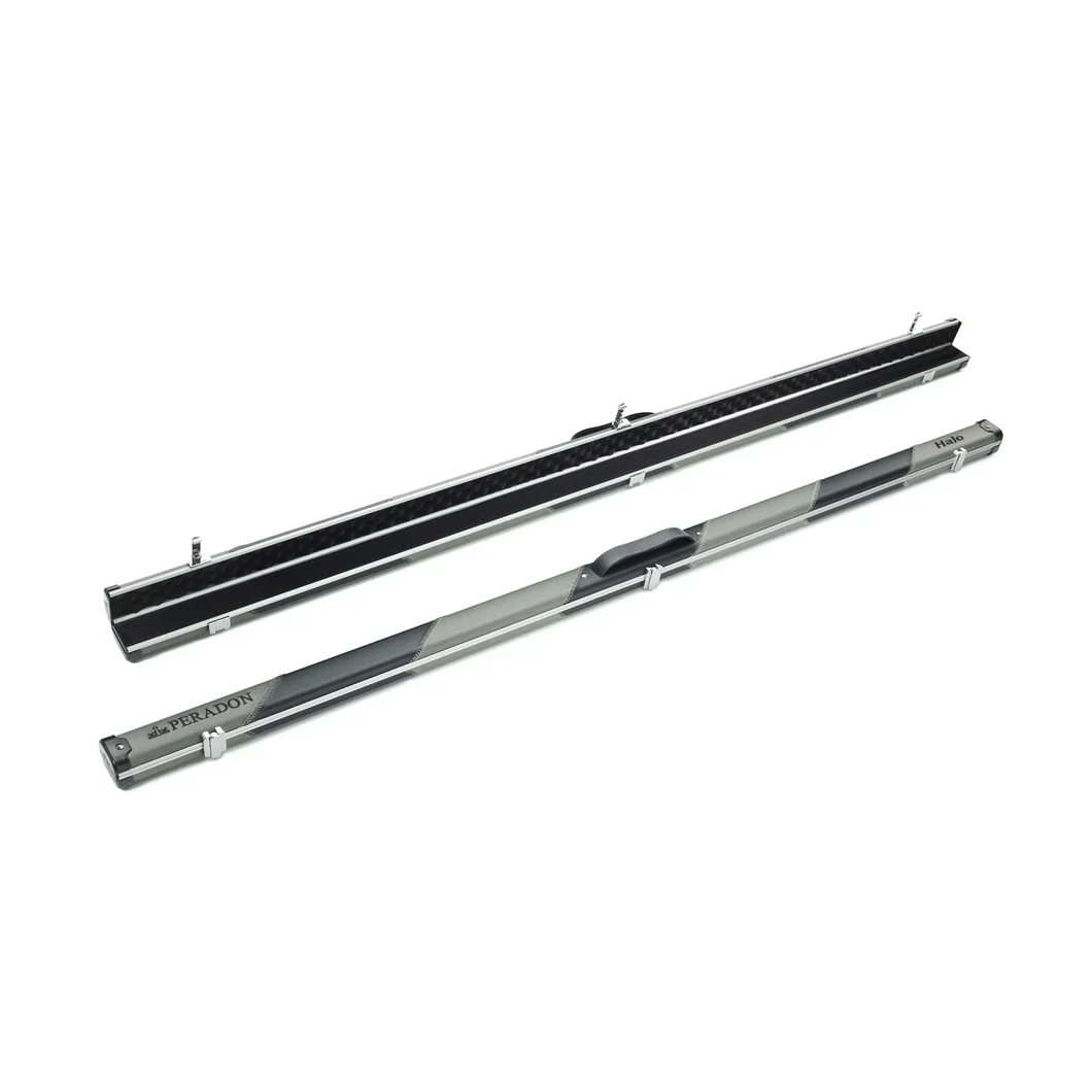 Peradon Halo Grey & Black Stripe 1 Piece Slim Snooker Cue Case - Image 5