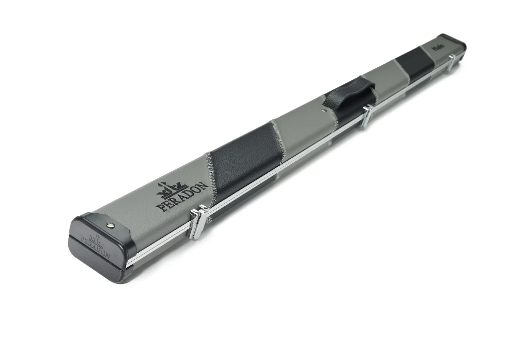 Peradon Halo Grey & Black Stripe ¾ Snooker Cue Case - Image 3