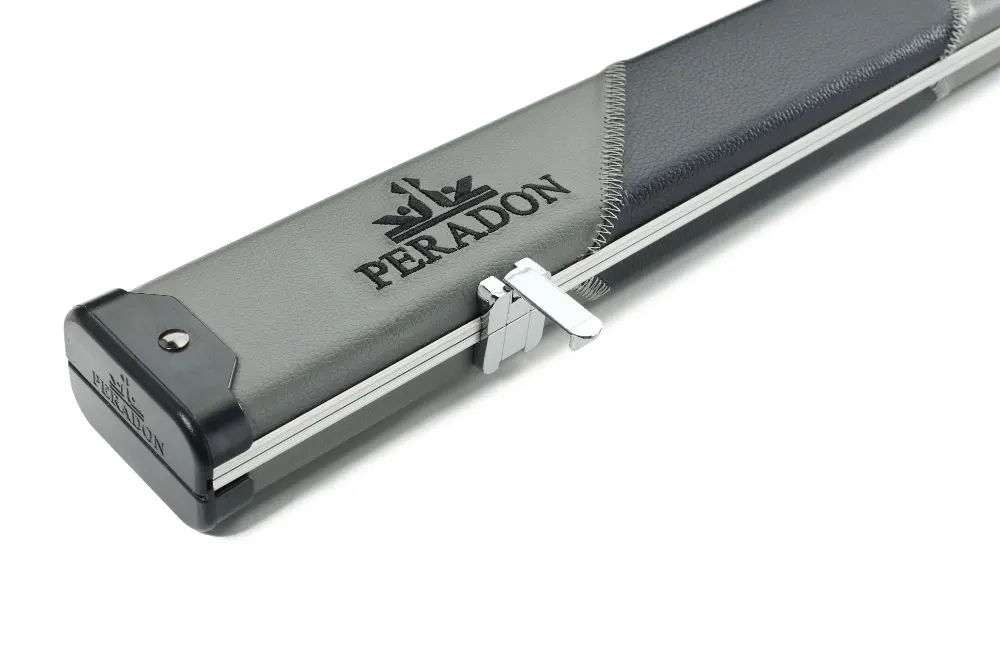 Peradon Halo Grey & Black Stripe ¾ Snooker Cue Case - Image 5
