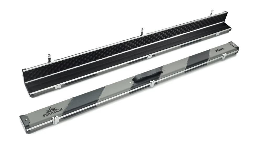 Peradon Halo Grey & Black Stripe ¾ Snooker Cue Case - Image 9