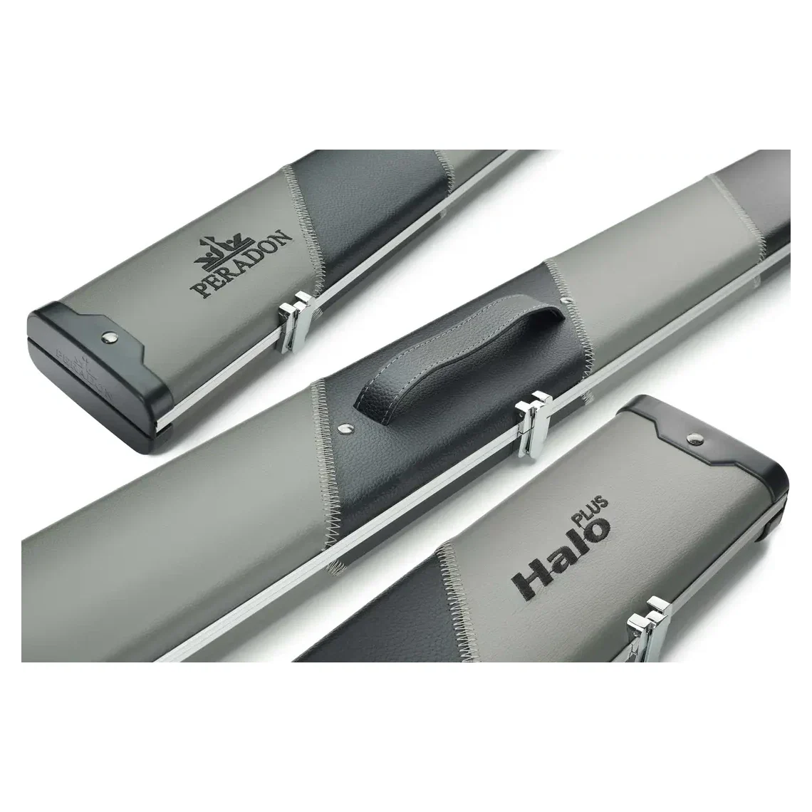 Peradon Halo Plus 1 Piece Grey Black Stripe Extra Wide Cue Case - Image 13