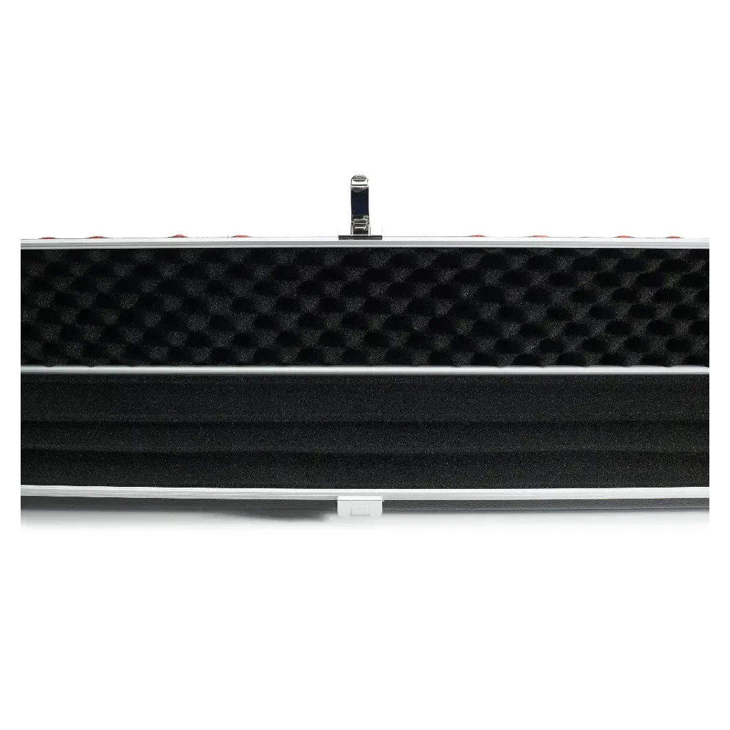 Peradon Halo Plus Black Patch & Red Stitch ¾ Jointed Extra Wide Snooker Cue Case - Image 8